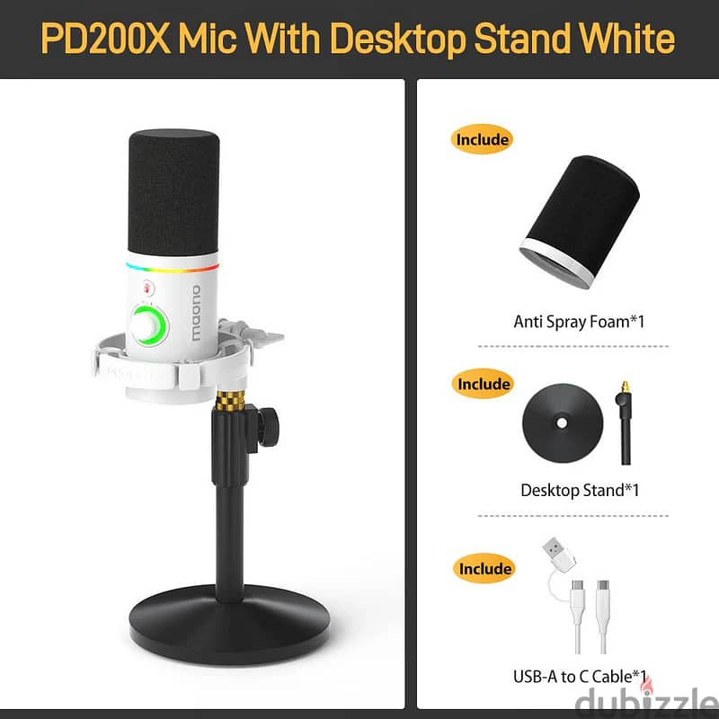 MAONO PD200X USB/XLR Dynamic Microphone 5