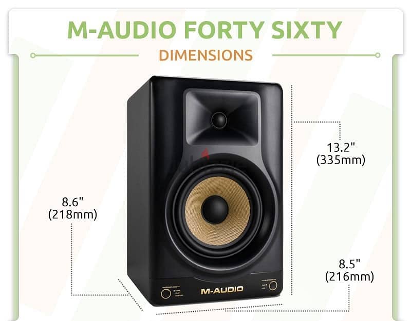 M-Audio Forty Sixty Studio Monitor (Each),maudio speaker BT 1