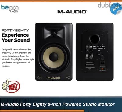 M-Audio Forty Eighty Studio Monitor (Each),Maudio speaker BT