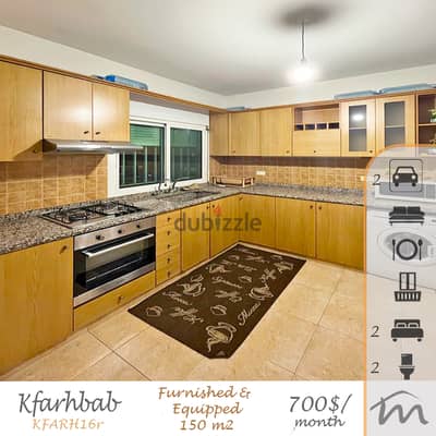 Kfarehbeb | Furnished/Equipped/Decorated 150m² | Terrace | Balcony