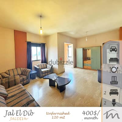 Jal El Dib | 120m² Apartment | 2 Bedrooms | Covered Parking Spot