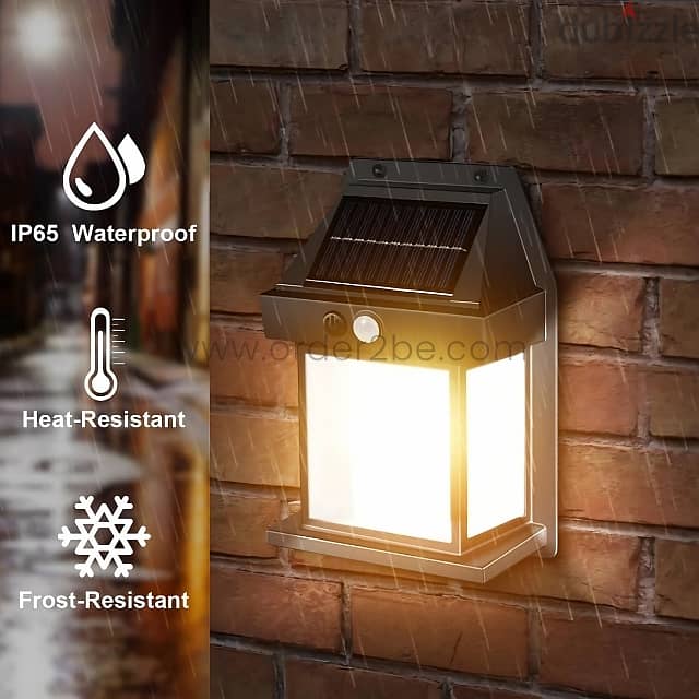 Solar-Powered Wall Lamp – Waterproof, Motion Sensor, Easy Install 1