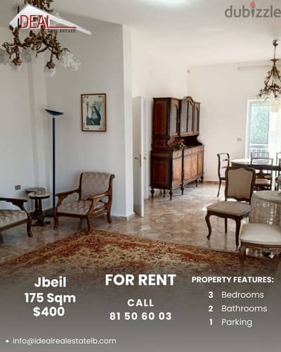 175 SQM Apartment  for rent in Jbeil REF#JH17200