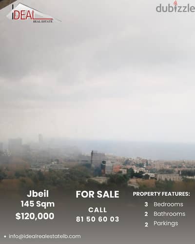 145 SQM   Apartment   for sale  in  Jbeil  REF#JH17346