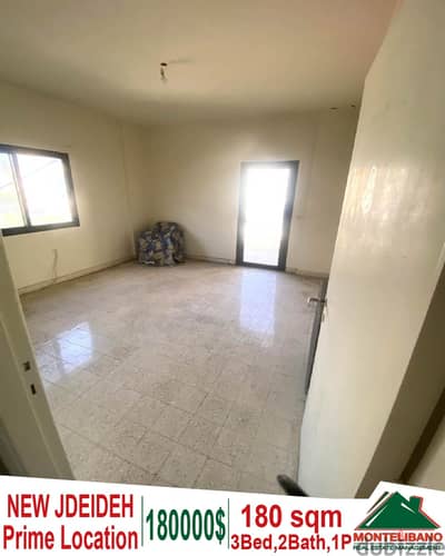 Prime Location 180 sqm Apartment for sale in Jdeideh with city view !!