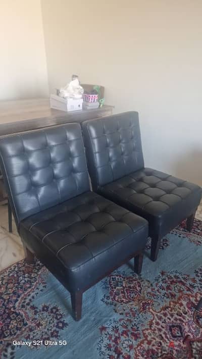 leather sofa كنبايات جلد