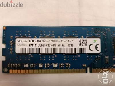 Desktop 8GB DDR3 Ram