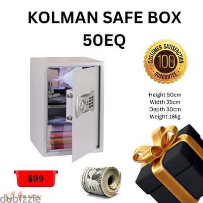 Kolman Safe Box all Sizes New