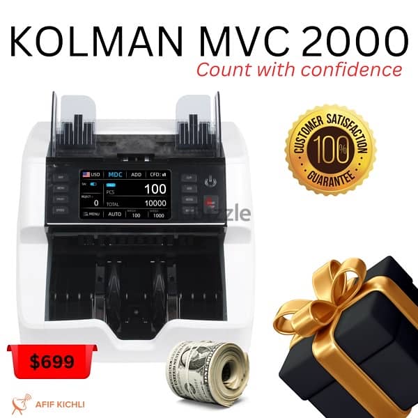 Kolman Money Counter USD EURO LBP 4