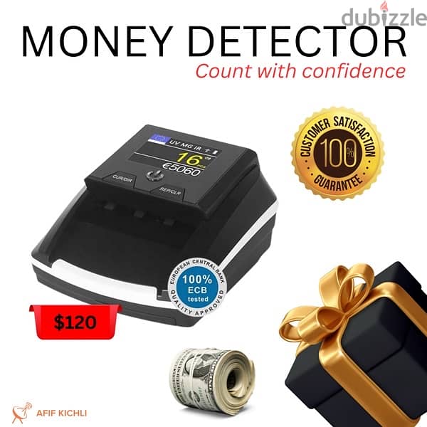 Kolman Money Counter USD EURO LBP 6