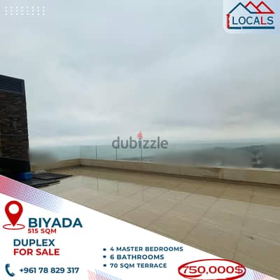 515 SQM Duplex For Sale in Biyada