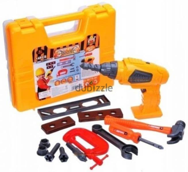 German store tools toy set , 14 psc , 3+ 0