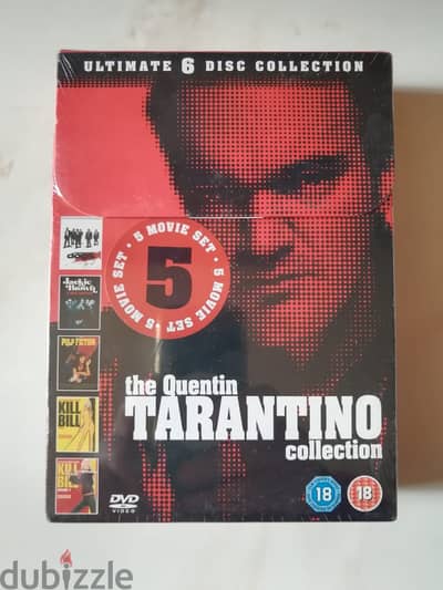 Best of Quinten Tarantino 5 movies 6 DVDs box set new sealed