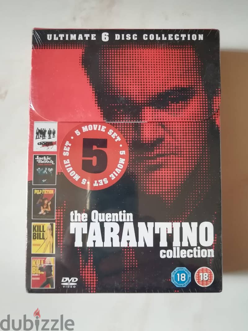 Best of Quinten Tarantino 5 movies 6 DVDs box set new sealed 0