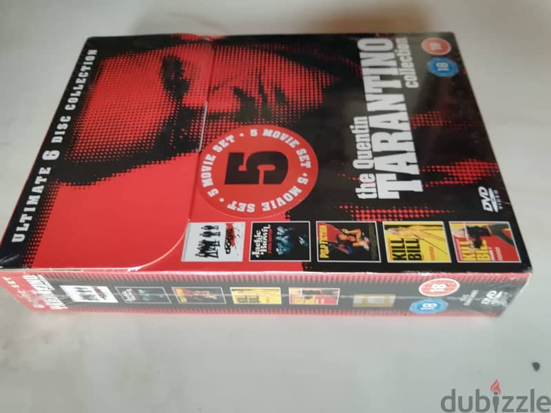 Best of Quinten Tarantino 5 movies 6 DVDs box set new sealed 1