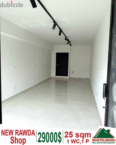 25 sqm Shop for sale in New Rawda !!!