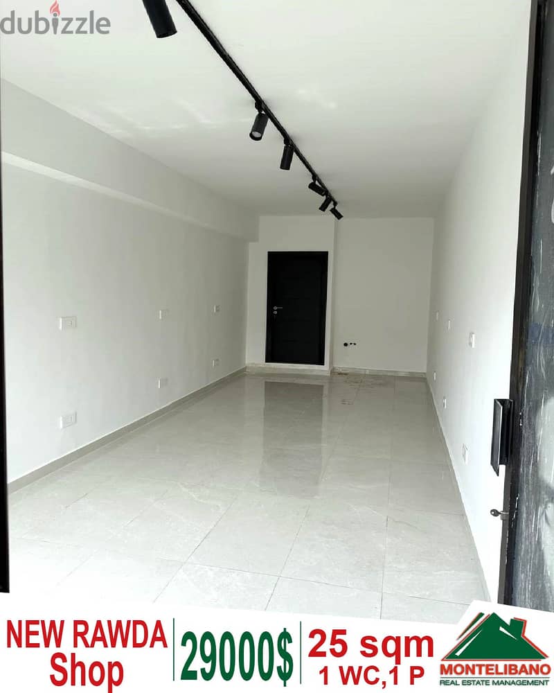 25 sqm Shop for sale in New Rawda !!! 0