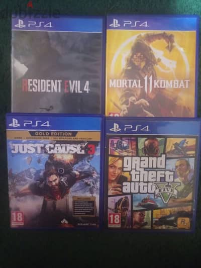 Used Ps4 games