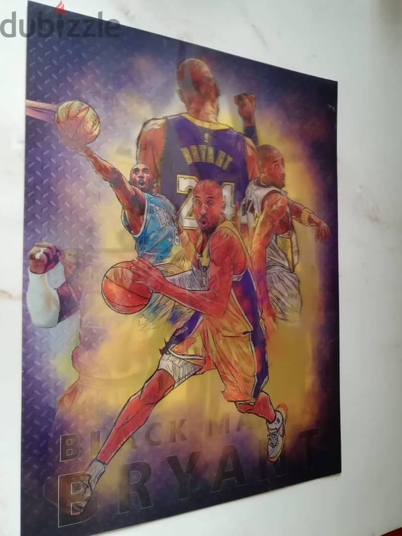 Coby Briant the black mamba 3d lenticular poster 30*40 cm 1