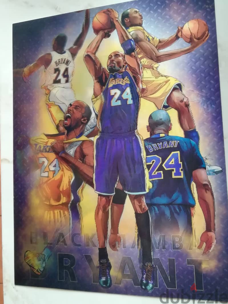 Coby Briant the black mamba 3d lenticular poster 30*40 cm 2