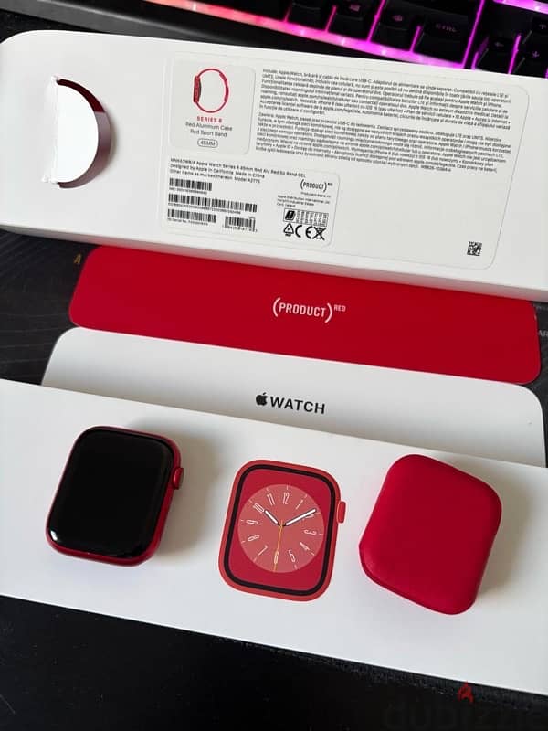 apple watch series 8 45 mm red limited 1