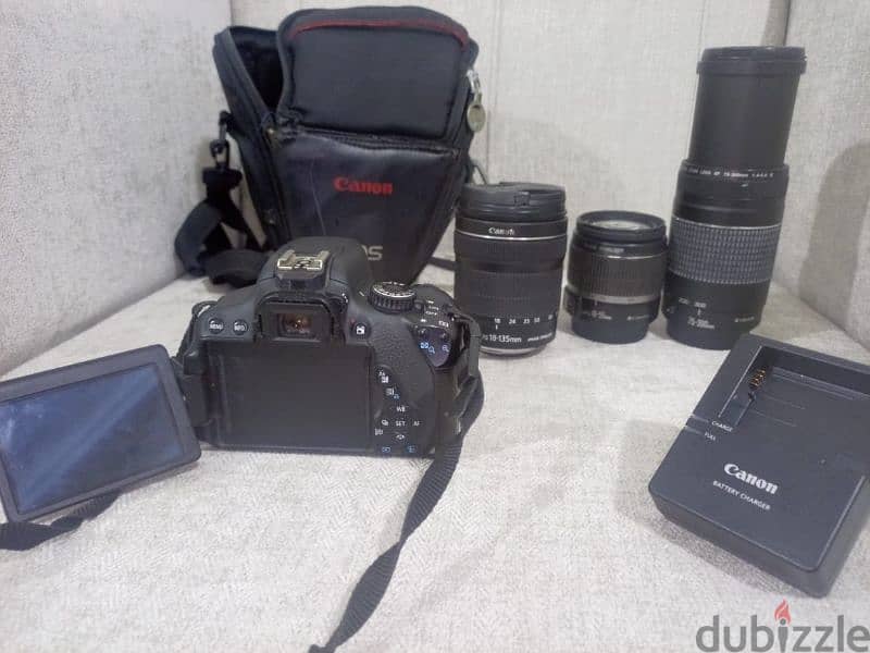 Canon D650 with 3 lenses 0