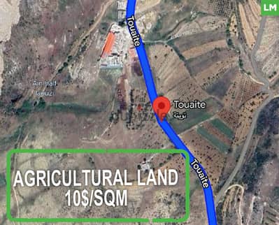 agricultural land for sale touwaiti (10$/sqm)  REF#LM118660