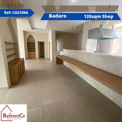 Shop for rent in Badaro محل للايجار في بدارو