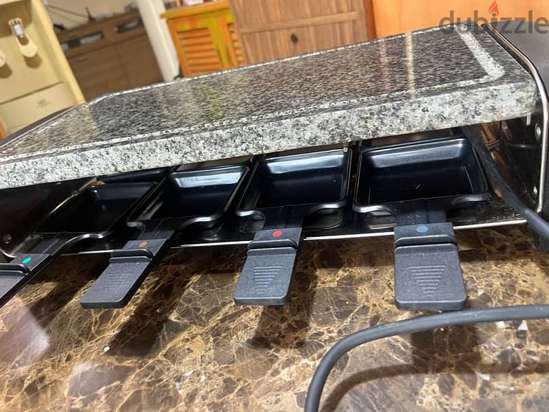 Raclette 8 Stone Grill (used only once) 2