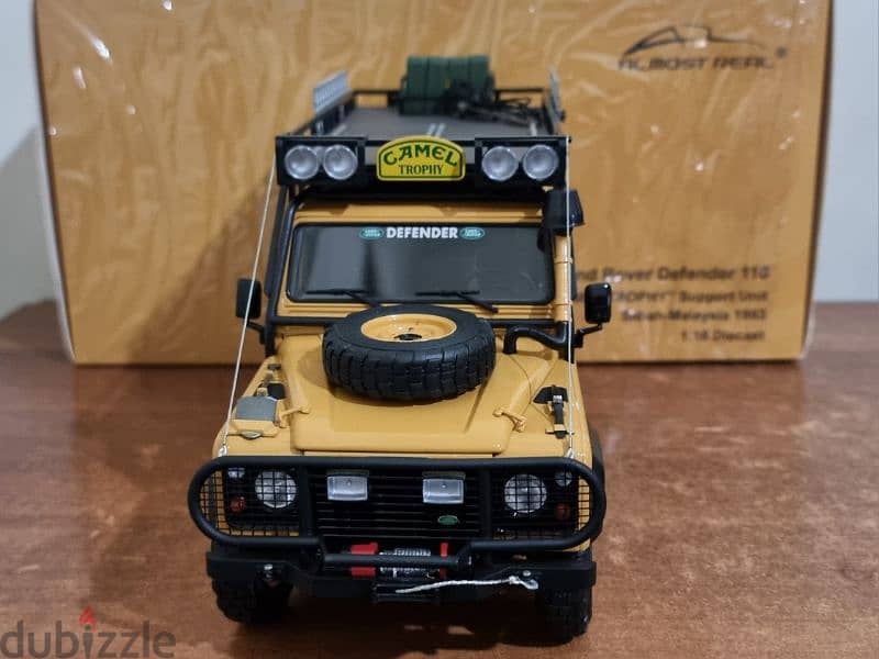 diecast almost real land rover defender camel trophy 2