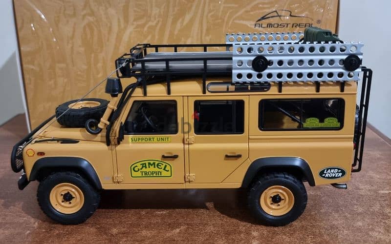 diecast almost real land rover defender camel trophy 4