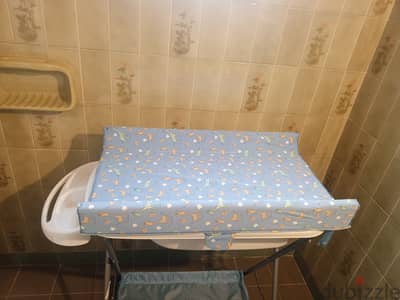 baby bathtub and car seat