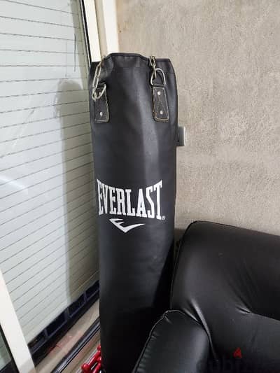 Boxing bag (hangs from ceiling)