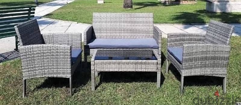 Outdoor grey set - طقم رزين خارجي 0