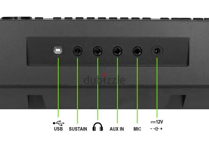 Medeli M331 keyboard, 61 touch sensitive keys, 2 x 3 watt 4