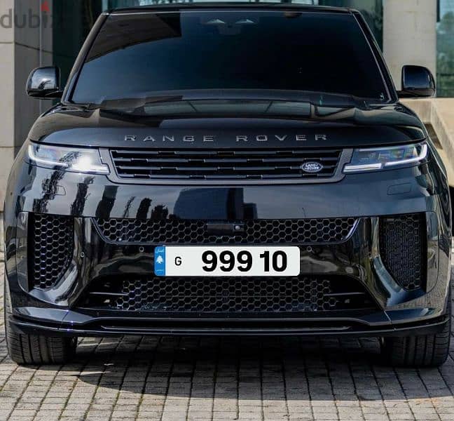 999 10  Special Car Plate Number Sak Tokhsis Jehez 0