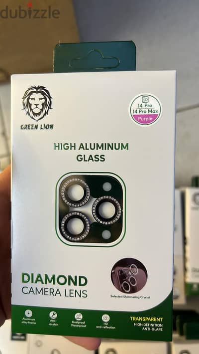 Green lion diamond camera lens  iphone Original & Best offer