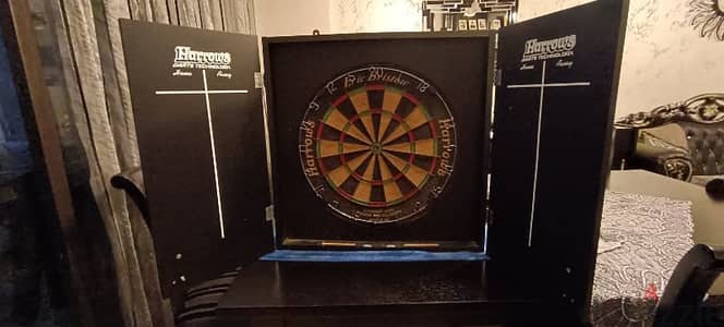 vintage rare harrows darts board