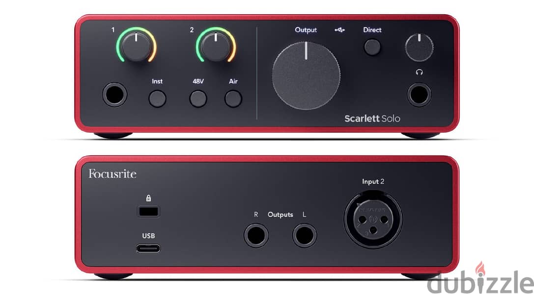 Focusrite Scarlett Solo G4 Audio Interafce,4th Gen USB Audio Interface 2