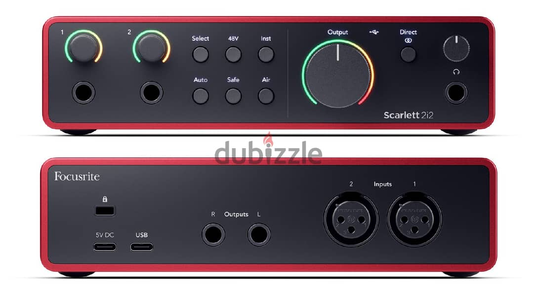 Focusrite Scarlett 2i2 G4 Audio Interface,4th Gen USB Audio Interface 2