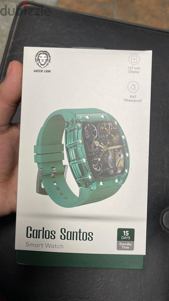 Green lion carlos santos smart watch green Exclusive & new offer 0