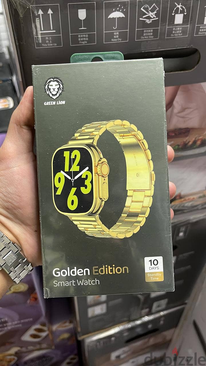 Green lion gold edition smart watch 0