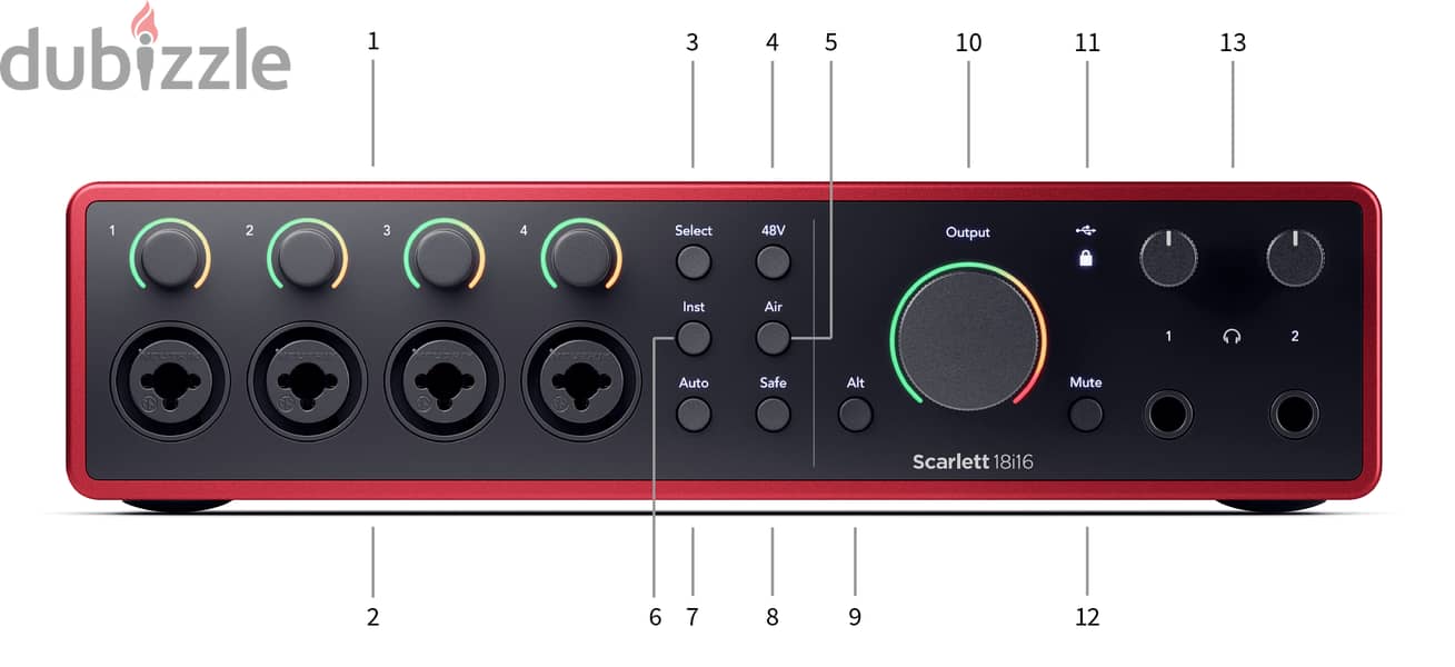 Focusrite Scarlett 18i16 4th Gen USB Audio Interface,4th Gen USB Audio 2