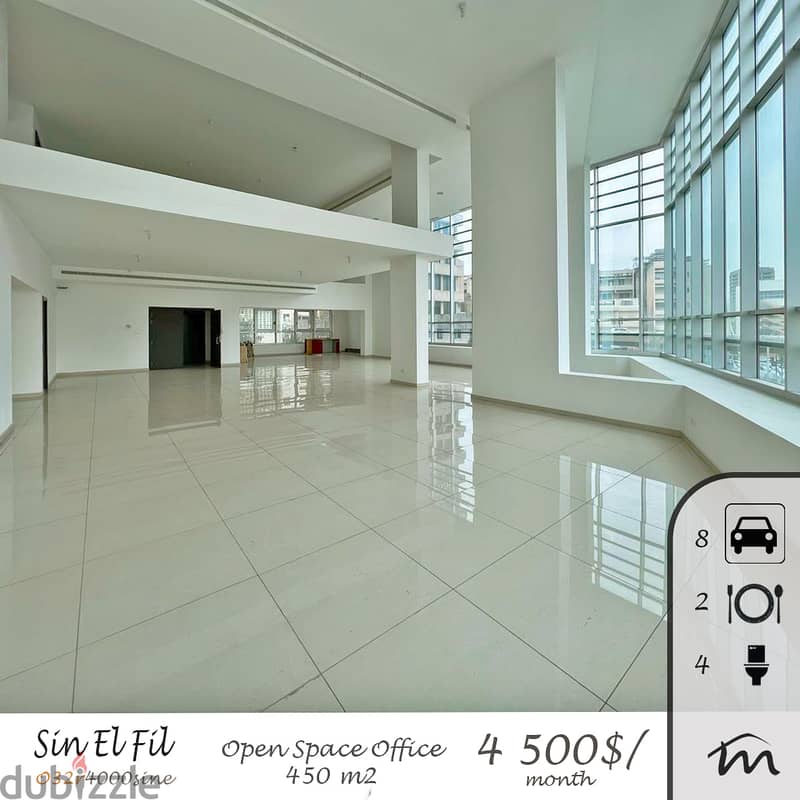 Sin El FIl | Signature | 450m² Luxurious Office | 8 Parking Spots 0