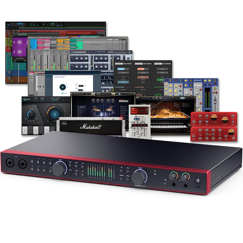 Focusrite Scarlett 18i20 4th Gen USB Audio Interface,4th Gen USB Audio 3