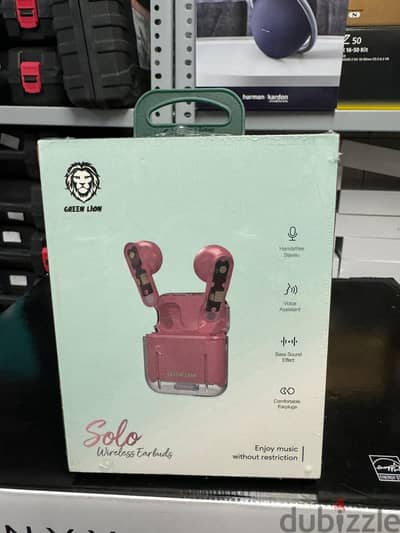 Green lion solo wireless earbuds pink Original & Best offer