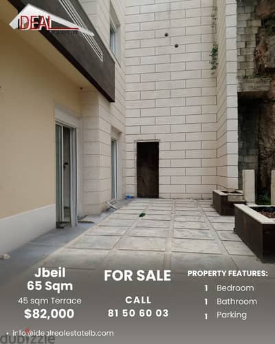 75 SQM Studio with Terrace for sale in Jbeil REF#JH17494