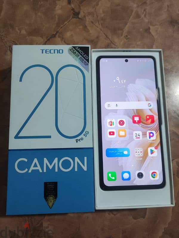 tecno camon 20 pro 5g 8+8ram 256gb new 180$ 1