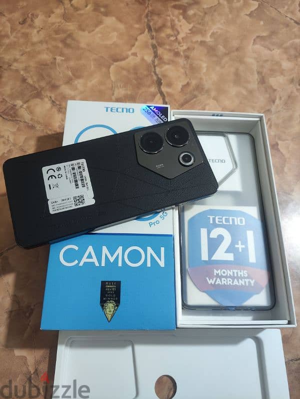 tecno camon 20 pro 5g 8+8ram 256gb new 180$ 2