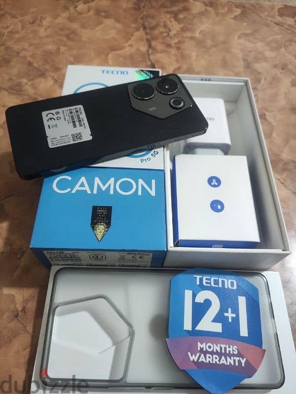 tecno camon 20 pro 5g 8+8ram 256gb new 180$ 7